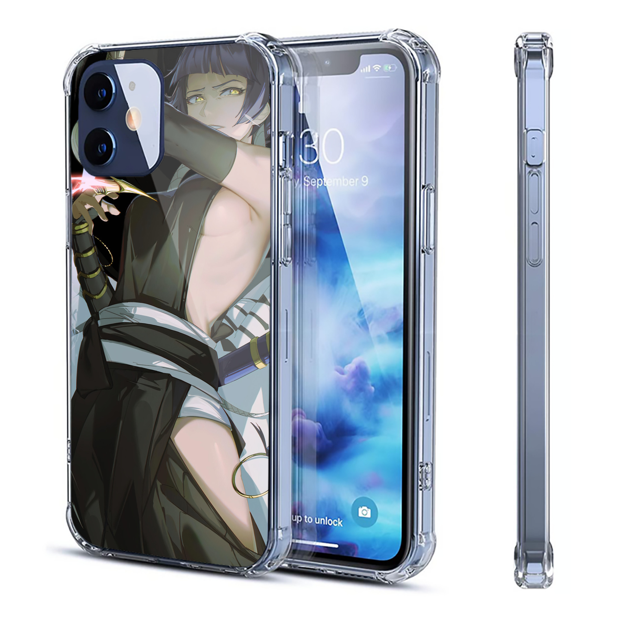 （画像用） ブリーチ BLEACH 【iPhone 12シリーズ対応】透明スマホケース（クリアソフトケース）